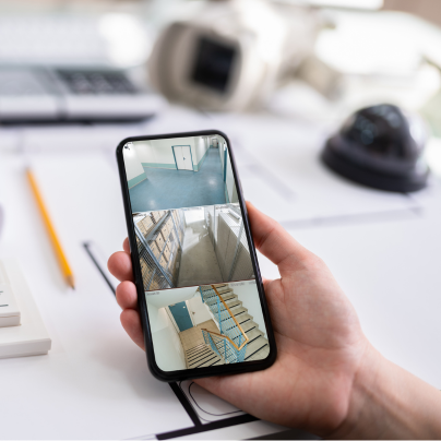 Orlando security camera feed on cell phone